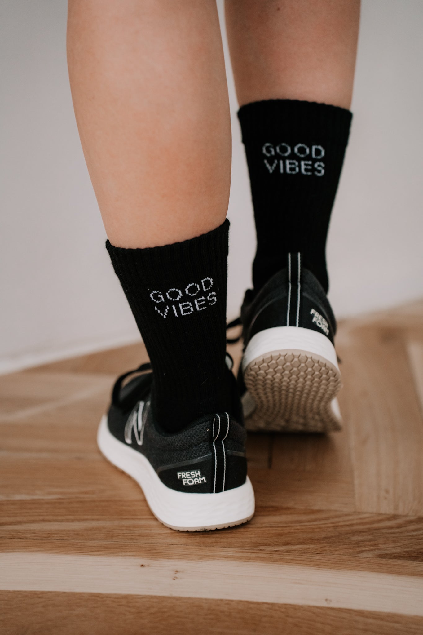 Socken schwarz GOOD VIBES