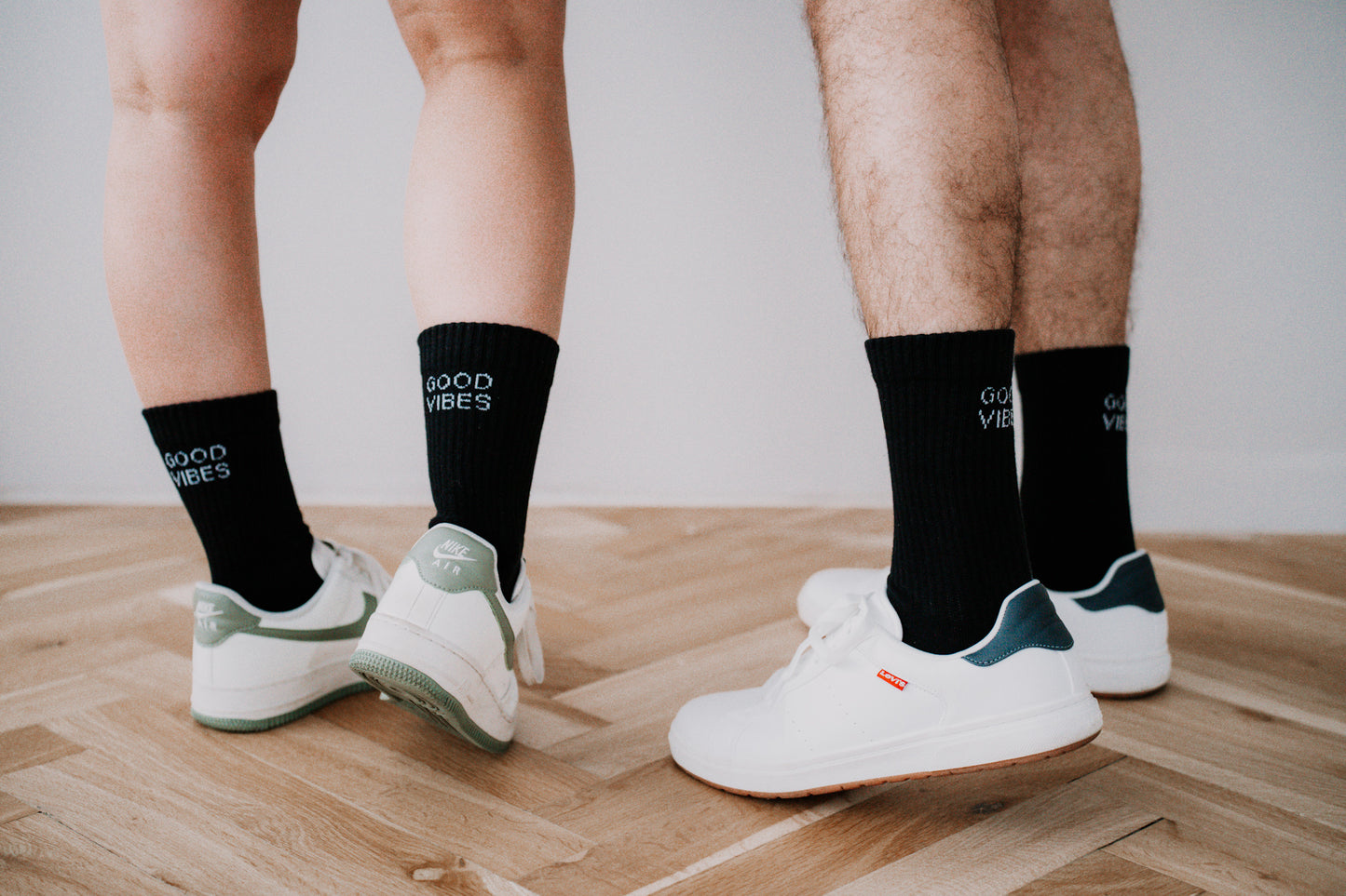 Socken schwarz GOOD VIBES